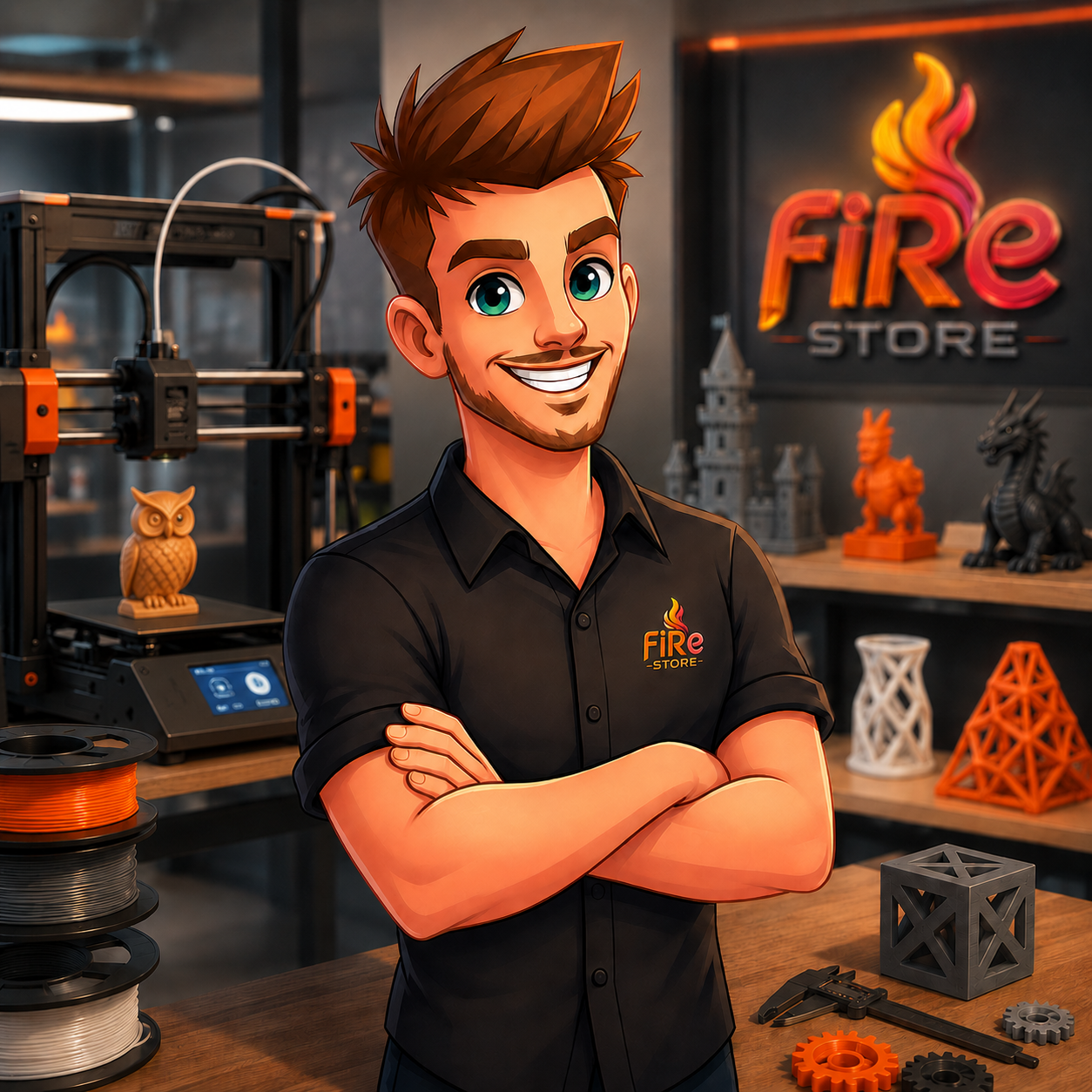 fiRe Store e impressão 3D