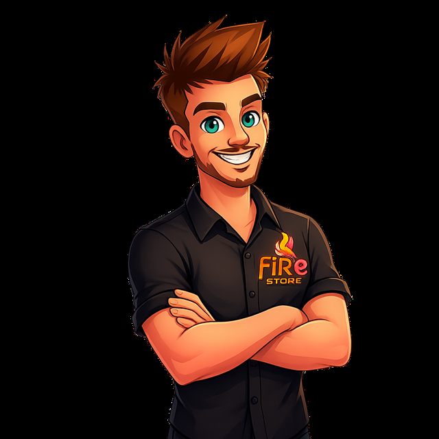 Mascote da fiRe Store