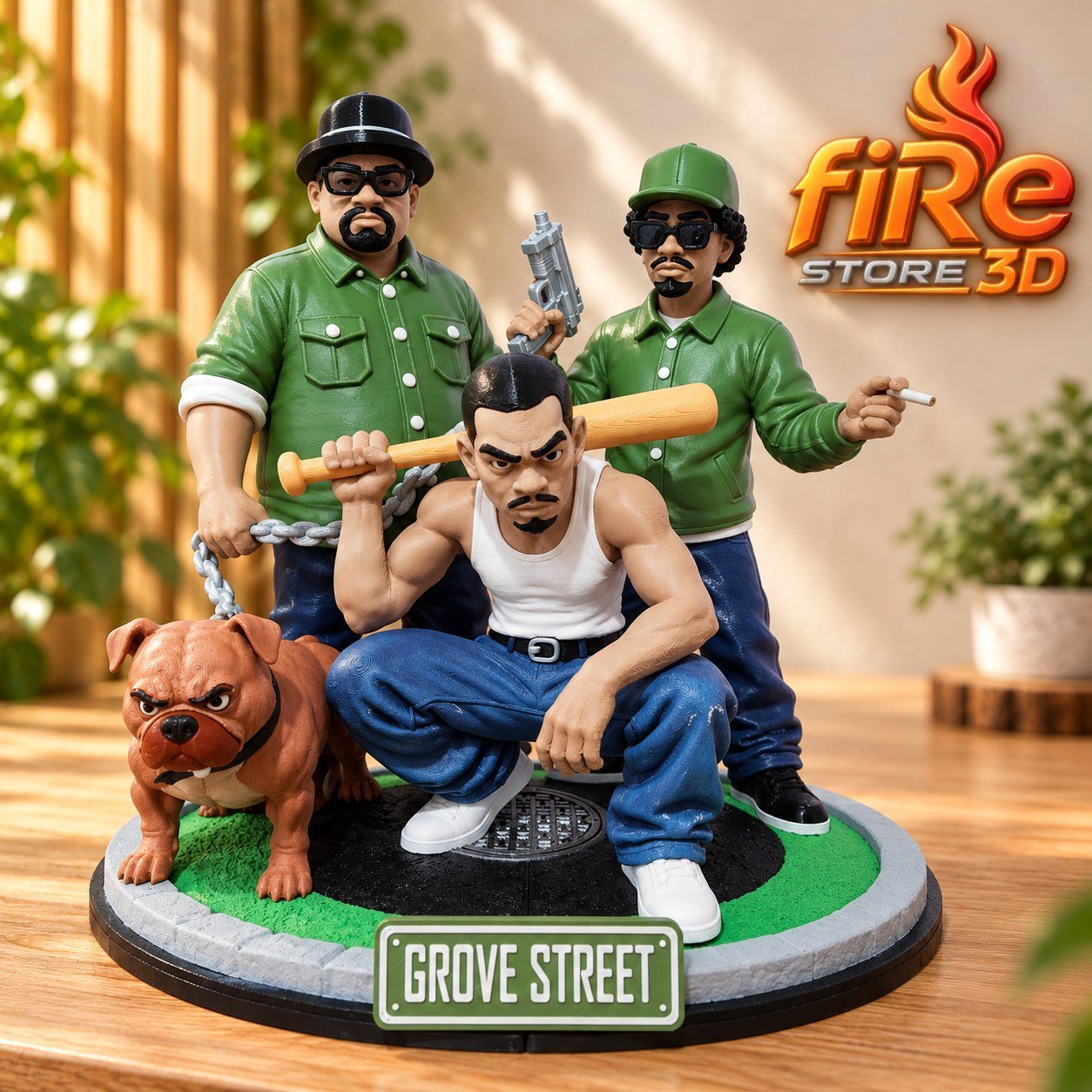 Diorama GTA San Andreas — Grove Street